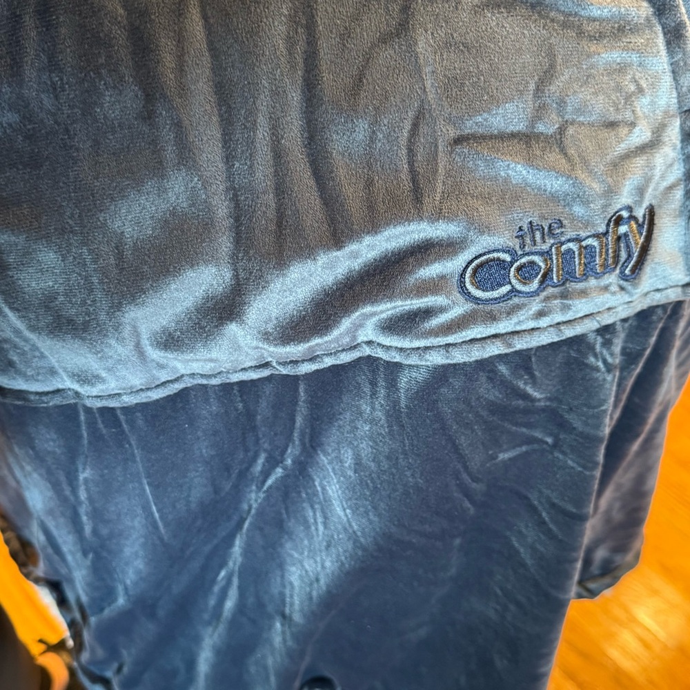 The Comfy Wearable Hoodie Blanket Navy Blue One Size Fits All - Picture 7 of 9